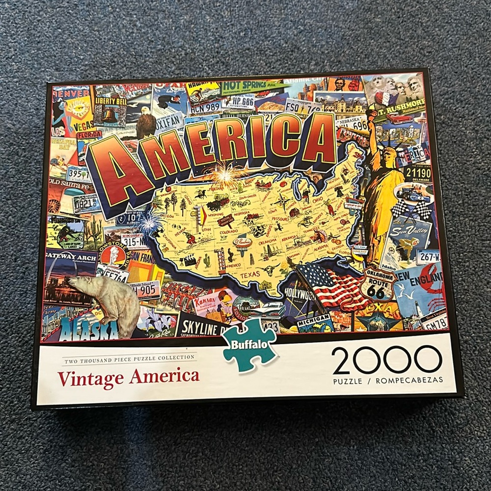 Vintage America 2000 piece puzzle